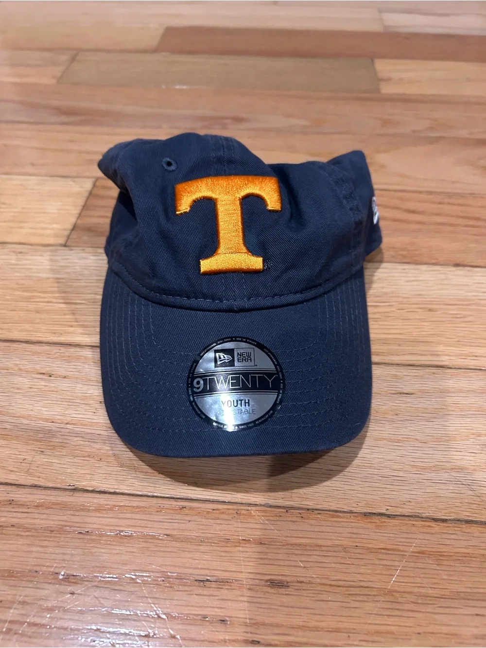 New Era Navy Youth Cap with Orange 'T' Logo University of Tennessee